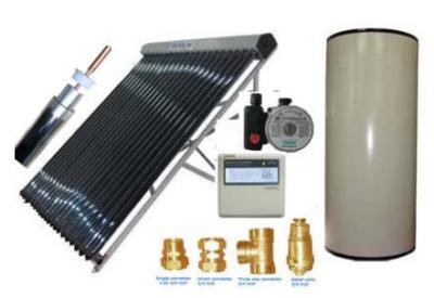 China High Pressure Solar Water Heater System with Stainless Steel Interior and 200L Capacity for sale