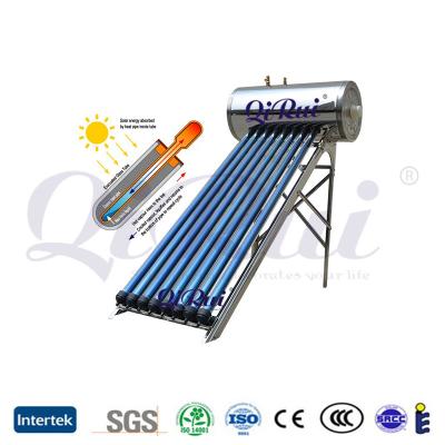 China Pressurized 100L 150L 200L 250L 300L Rooftop Solar Water Heater with High Capacity for sale