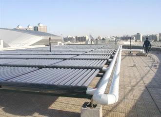 China Non Pressurized Solar Collector 58*1800mm for Large Scale Solar Water Heating Project for sale