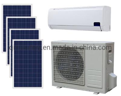 China Ruisniveau van binnenmachines 9000 BTU Zonne-airconditioner voor koeling en verwarming Te koop