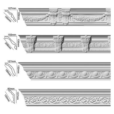 China Top Grade Decorative Panel Polyurethane Foam Skirting for Traditional European Style for sale