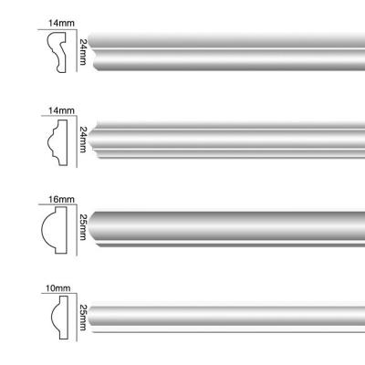 China Customized Polyurethane Foam Wainscoting Interior Wall Moulding Decorative Chair Rail for sale