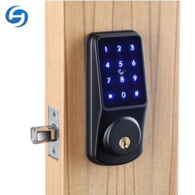 China Apartment/office/home Huiyou A220 factory customized Keyless password electronic deadbolt apartment wifi smart door lock for sale