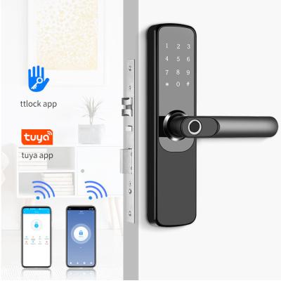 China TTLock Tuya High Security Huiyou DSB12 Office/Home High Security TTLock Tuya APP WiFi Fingerprint Smart Digital Apartment/Biometric Door Lock for sale