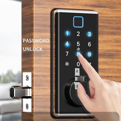 China Huiyou DSF1000 Password Card Keyless Entry Deadbold Digital Fingerprint Electric Smart Locks of Apartment/Office/Home for sale