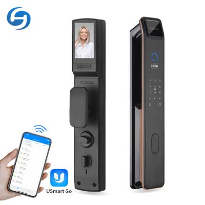 China Apartment/House Face Recognition Smart Door Lock Huiyou DF9 Office/Home High Quality Smart Automatic Fingerprint Access for sale