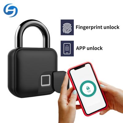 China Portable Outdoor Waterproof Luggage Keyless Fingerprint Padlock/Bag Lock/Bag/Door/Cabninet/Luggage/Bike Security Tuya L3 App Touchlock Door Lock for sale