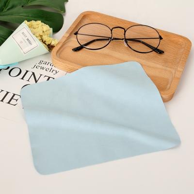 China Eco-friendly Customized Cheapest Customized Silk Screen Printed Logo Microfiber Glass Cleaning Cloth For Glass Cleaner for sale