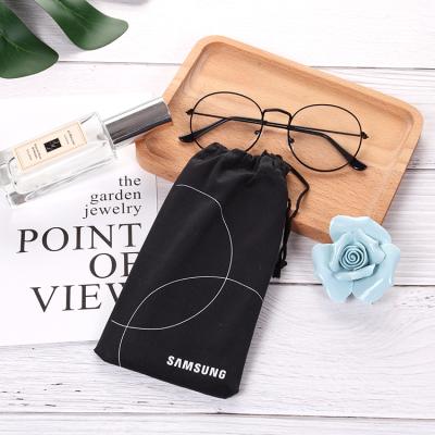 China Custom Logo Microfiber Frosted Reading Glasses Microfiber Pouch Eco-Friendly Oversized Case For Sunglasses for sale