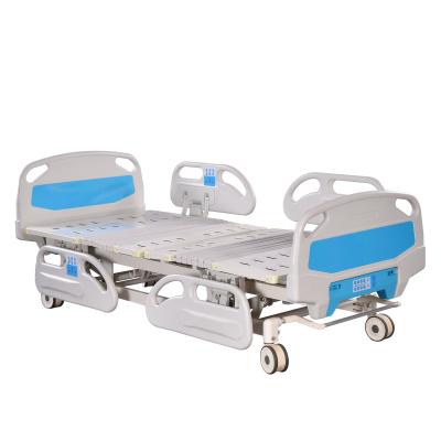 China Three Position Electric Hospital Bed 3 Function Adjustable Hospital Bed ICU Medical Bed for sale