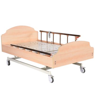 China Convenient ICU Bed Triple Function Electric Medical Equipment Hospital Home Care Wooden Bed for sale