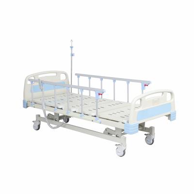 China Carbon Steel ABS Head Panel Hospital Bed for Clinic and Elderly Home Nursing Home Toilet Retirement Home for sale