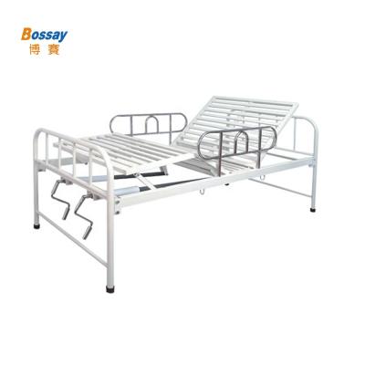 China BS-829 Hospital Chamber 2 Cranks Manual Hospital Bed Nursing Beds for sale