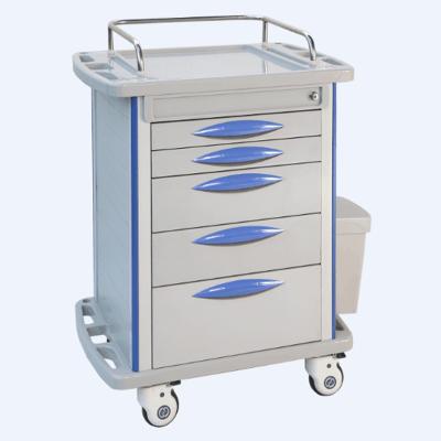 China Contemporary Hospital ABS Medical Emergency Trolley / Trolley Medical Equipment for sale