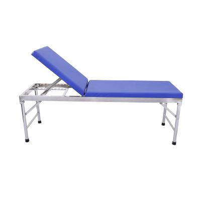 China Multifunctional Adjustable Hospital Bed Stainless Steel Medical Examination Bed Hospital Examination Table Manufacturers for sale