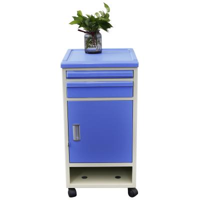 China Contemporary ABS Material Wholesale Price Mobile Hospital Bedside Cabinet for sale