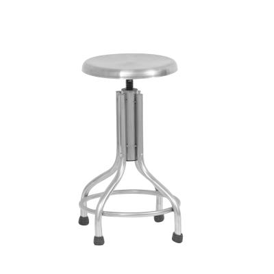 China Chrome Steel Contemporary Height Hospital Chairs Adjustable Nursing Chair Stool Mobile Operating Stool for sale