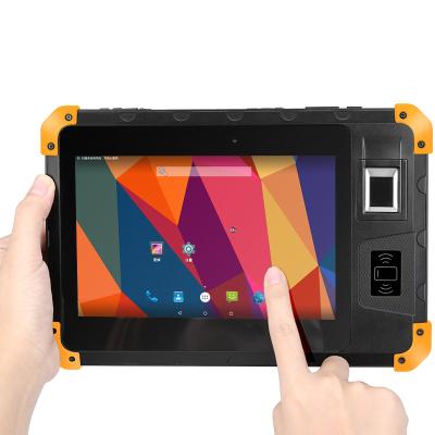 China Rugged Android Factory School Hospital Fingerprint Comparison Industrial Handheld Computer Airport Scanner Tablet + System Integrated Solution for sale