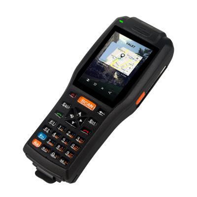 China Industrial Handheld Computer Inventory Android PDA Scanner Rugged NFC RFID Reader with Built-in Receipt Printer for sale