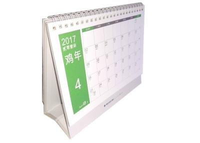 China Spiral Bound Custom Desk Calendar Printing Services for sale