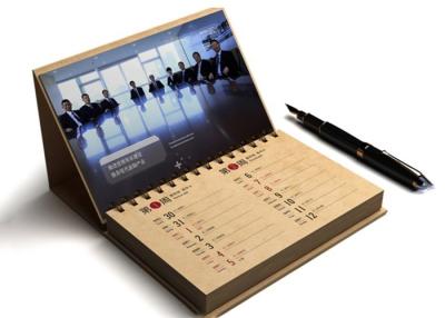 China Card Paper Promotional Calendar Printing , Desktop Calendar Printing OEM Available for sale