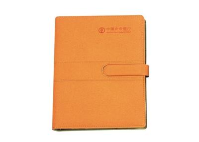 China Leather Notebook Printing On Demand , PU Cover Corporate Notebook Printing for sale