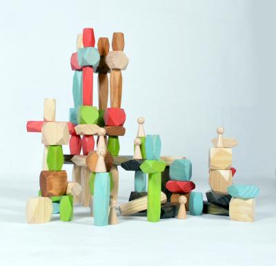 Chine Educational Wooden Montessori Wooden Balancing Stone Blocks Rainbow Color Toy Children Learning Educational Toys Teaching Aid Education Supplies à vendre