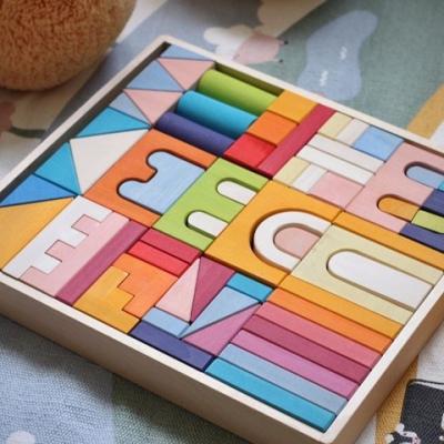 China SKANDICO DESIGNER'S BIG WOODEN wooden puzzle toys for children toys educational toys for children wooden building blocks en venta