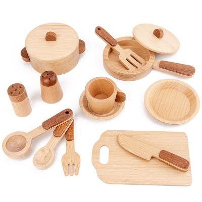 China Wooden Kitchen Play Set Toy Wooden Children For Girls Popular Top Picture Packing Box Pcs Color Baking en venta