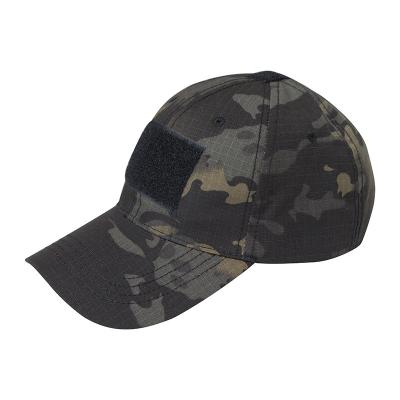 China Fashion good prices outdoor night camouflage tactical baseball caps rank tactical hat adjustable hat for sale