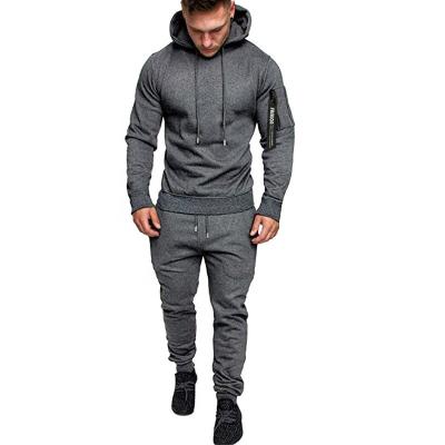 China Breathable High quality Sweatpants And Hoodie Set printed Pullover Hoodies casual 2 piece set men for sale