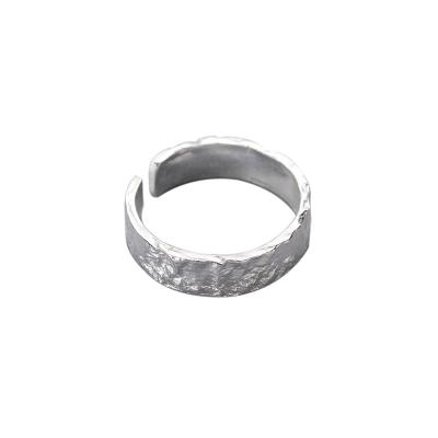 China FASHIONABLE Pattern Ring Irregular Ladies Ring Open Aluminum Foil Jiada S925 Sterling Silver Fashion Jewelry Gold for sale