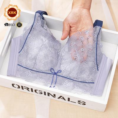 China High Quality Breathable Transparent Lace Underwear Ladies Briefs Hot Selling Plus Size Women's Bras for sale