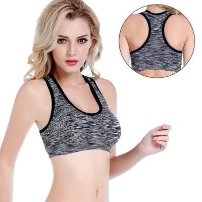 China Women's Running Fitness Yoga Sports Bra Breathable Athletic Gym Sports Tops Subjectador Sin Costuras Biustonosz Women's Sports Bra for sale