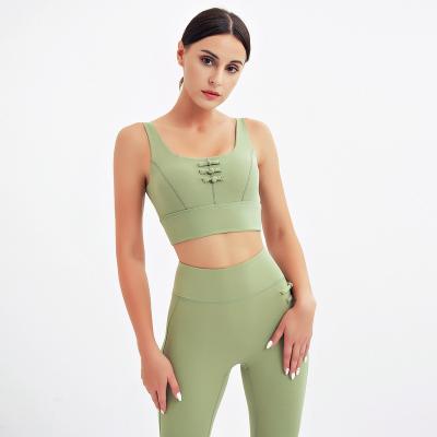 China 2021 Antibacterial Seamless 2 Piece Sets Sport Clothes Yoga Apparel Gym Running Fitness Wear High Waisted Workout Leggings Yoga Set for sale