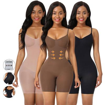 China 2021 tummy control fajas seamless breathable slimming body shapers plus size shapewear for women for sale