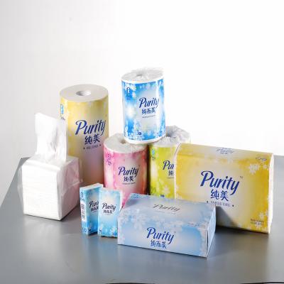 China Virgin Wood Papers Custom Printed Design Travel Pocket Size Tissue Paper Facial Tissue for sale