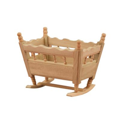 China CLASSIC Good Prices Modern Handcrafted Simplicity Crib Bed Pattern Wooden Toys For Children for sale