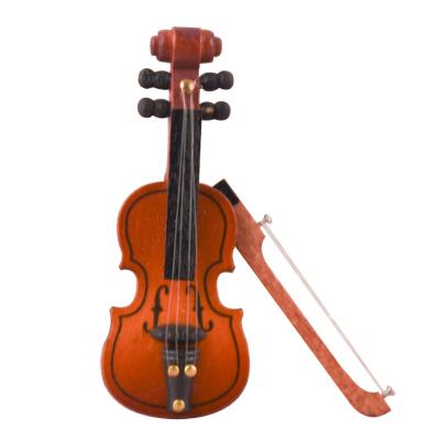 China Very Nice Modern Handcrafted Classic Simplicity Violin Art And Craft From Wood Model for sale