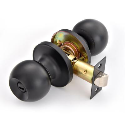 China Entrance factory wholesales security ss delight cylendrical main stainless steel ball knob door lock for sale