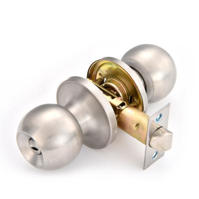 China Hot Selling Amazon Entry Double Sided OEM Entry Privacy Tubular Round Cylindrical Door Knob Lock for sale