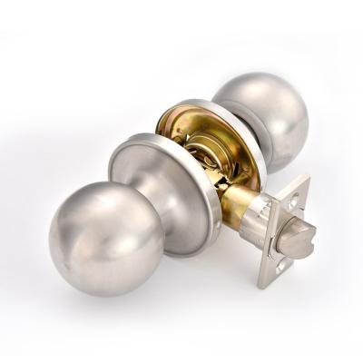 China Factory price best price wholesale tubular leveret ball cylindrical round entry knob door lock for sale