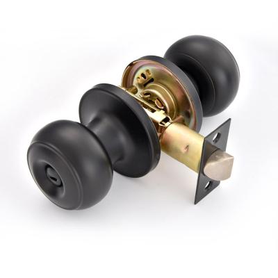 China Hot Sales Cylindrical Door Entrance Entryway Privacy Vintage Round Ball Lock Knob Lock for sale