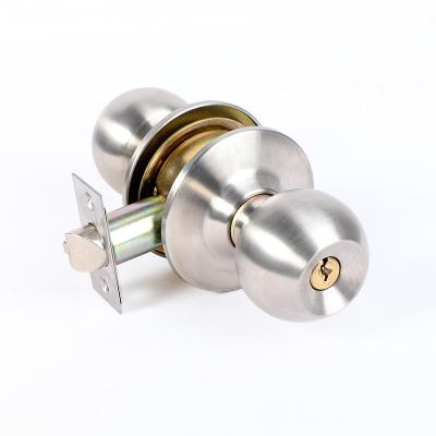 China Privacy/Bedroom/Bathroom Entry Function Bottom Door Lock with Wholesale Price 587 Button Cylinder Lock for sale