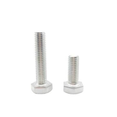 China Galvanized Construction Industry Machinery M12 Galvanized Hex Bolt DIN933 for sale