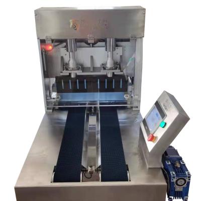 China Full Automatic Efficient Energy Saving Chocolate Pastry Cookie Dividing Machine Sweet Cake Cutting Machine for sale