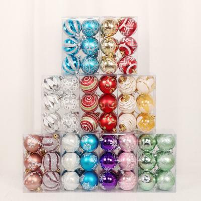 China Plastic Transparent Clear Logo Christmas Ball Ornaments Christmas Decoration Decorations for sale