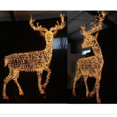 China Wholesale Regular Light Home Decor Light Wholesale Iron On/Flash/Timer Christmas Iron Xmas Regular Light Outdoor Christmas Decoration for sale