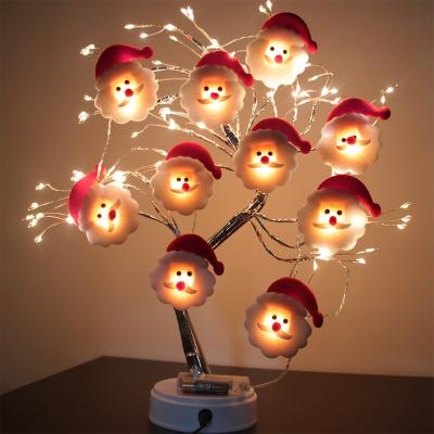 China Plush Christmas Decorations Snowman Light String Light Elk Holiday Decoration Lights Fabric Lanterns Santa China Manufacturer for sale