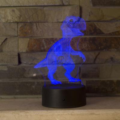 China High Quality Indoor Hot Sale Custom Decoration Dinosaur 3D LED Table Desk Lamps Fully Waterproof Night Light for sale